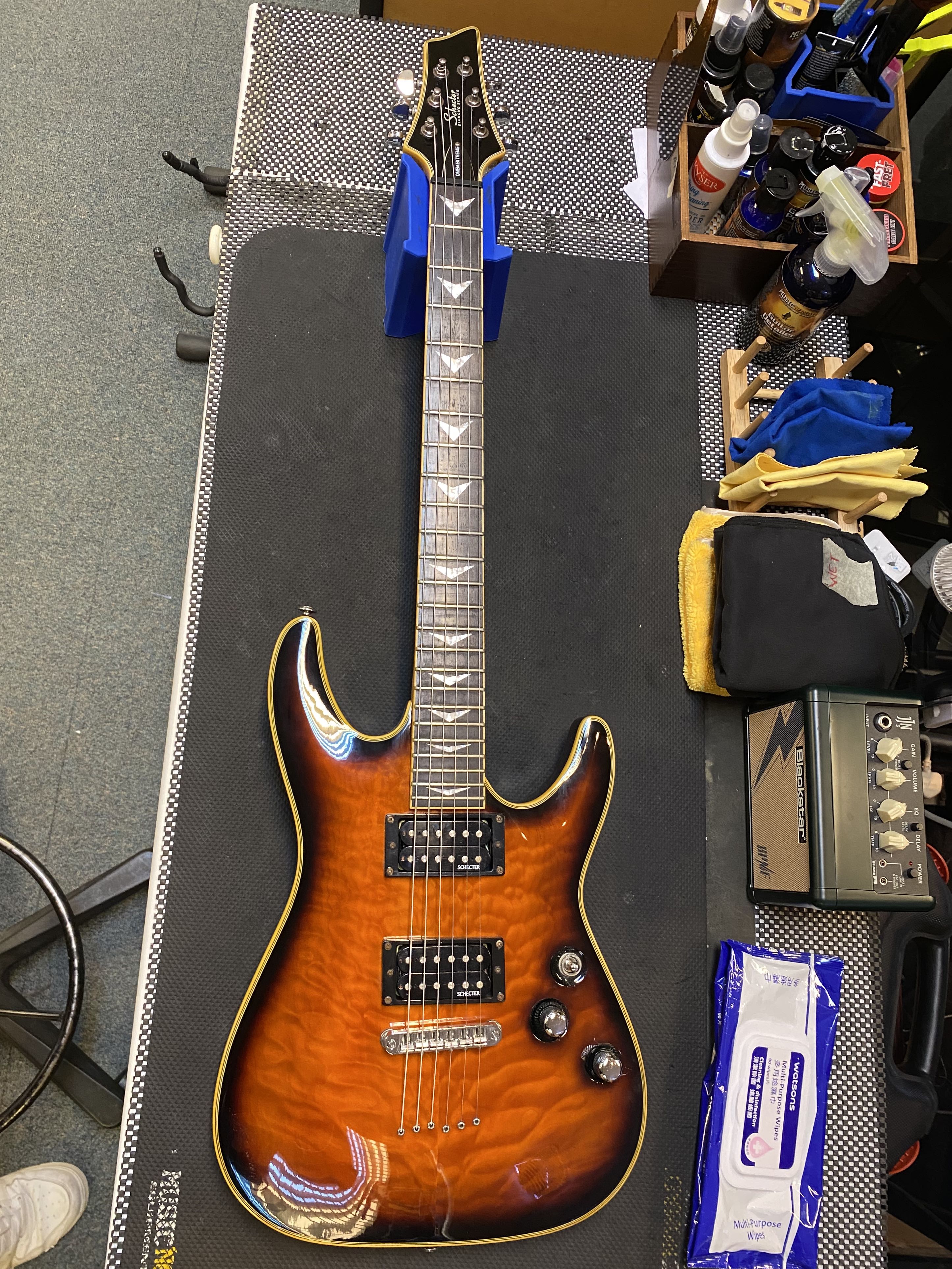 Schecter Omen Extreme 6 Vintage Sunburst Electric Guitar Hobbies