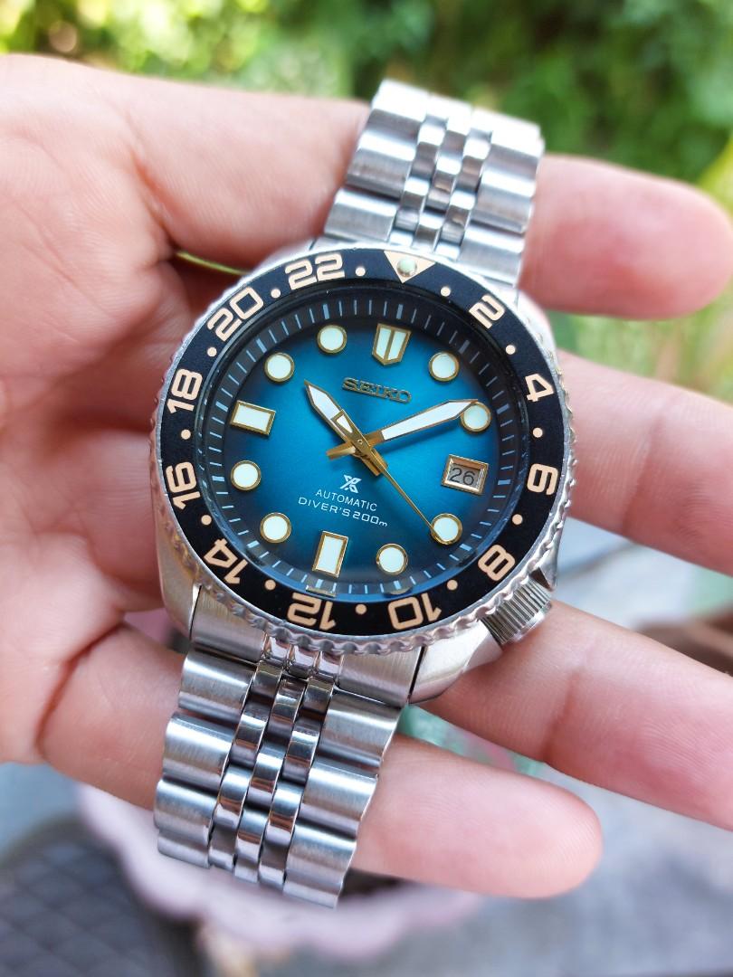 Seiko AQUAMARINE Mod Automatic Diver's Watch, Men's Fashion, Watches &  Accessories, Watches on Carousell