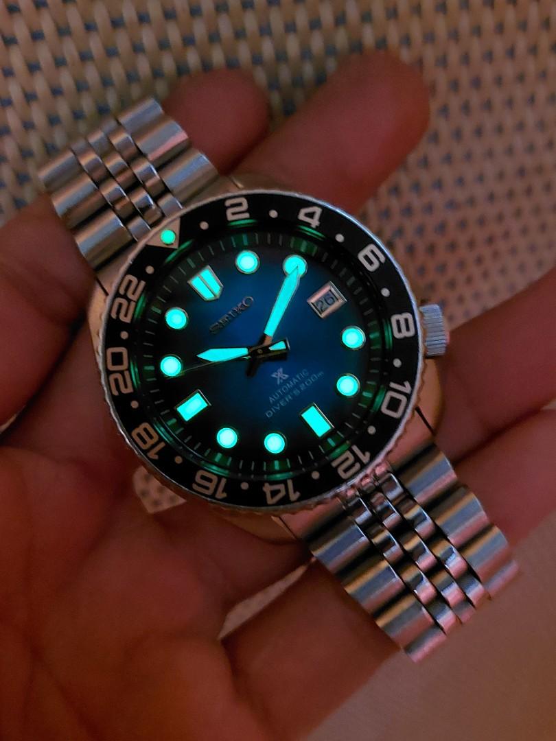 Seiko AQUAMARINE Mod Automatic Diver's Watch, Men's Fashion, Watches &  Accessories, Watches on Carousell