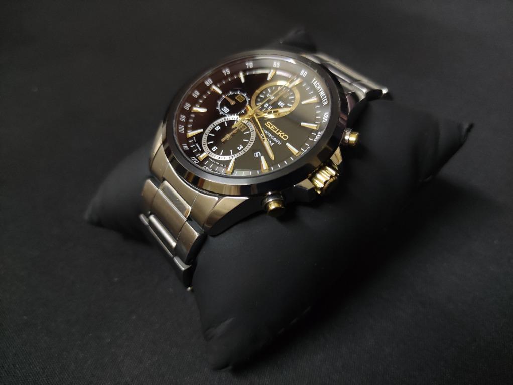 Seiko chronograph hot sale 100m sapphire crystal
