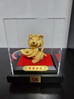 SK Jewellery Gold Plated Tiger