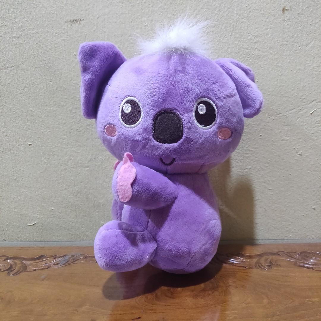Purple koala bear stuffed animal hotsell