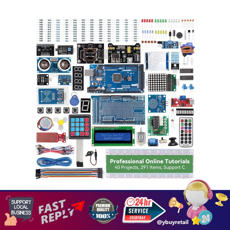 SunFounder Project The Most Complete Electrnoics Starter Kit Compatible ...