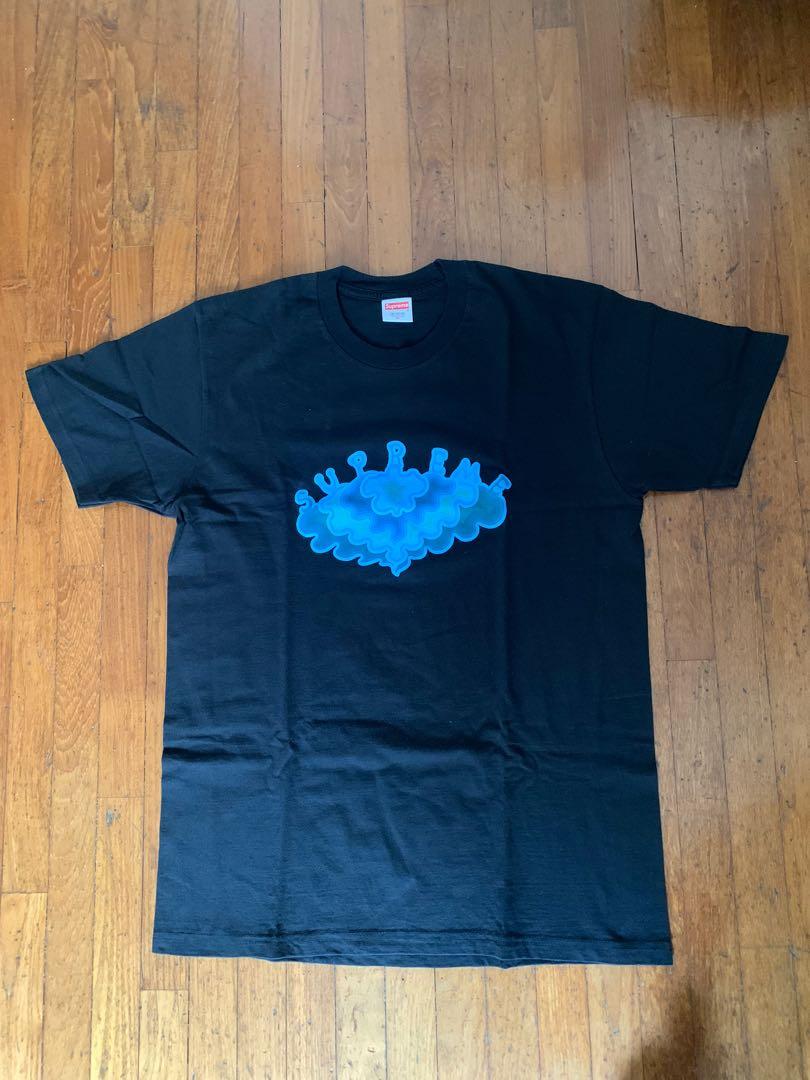 Supreme Blue Cloud T Shirt Men s Fashion Tops Sets Tshirts