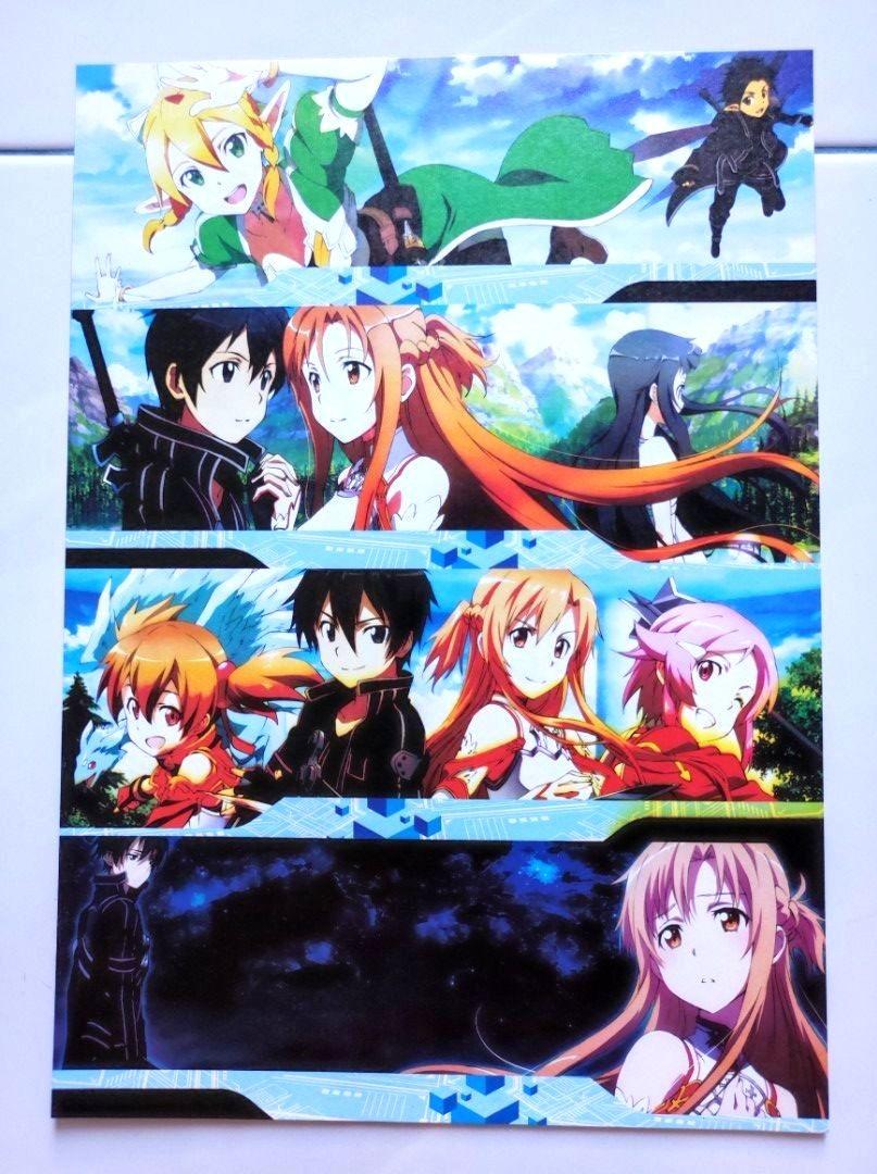 Sword Art Online Sao Anime Double Sided Poster Hobbies Toys Books Magazines Comics Manga On Carousell