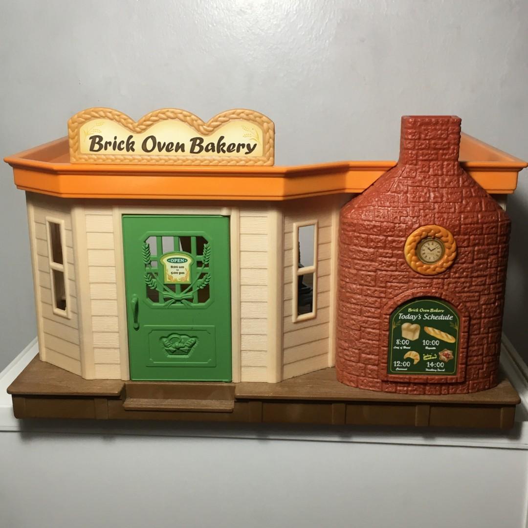 Sylvanian Families Brick Oven Bakery set + 3 extra hedgehog figures miniature toys (Category: Kids Toys) located in Las Pinas. Submitted by makamart (Listing ID 1163073910, Image 2). Description: - barely used - price is fixed - please make sure to view all photos before proceeding - for payment and shipping details, visit my profile and go to the "about" section🙂.