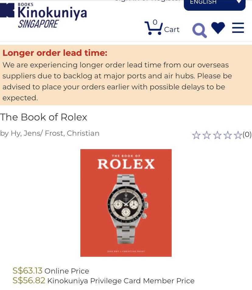 The book of hotsell rolex jens hoy