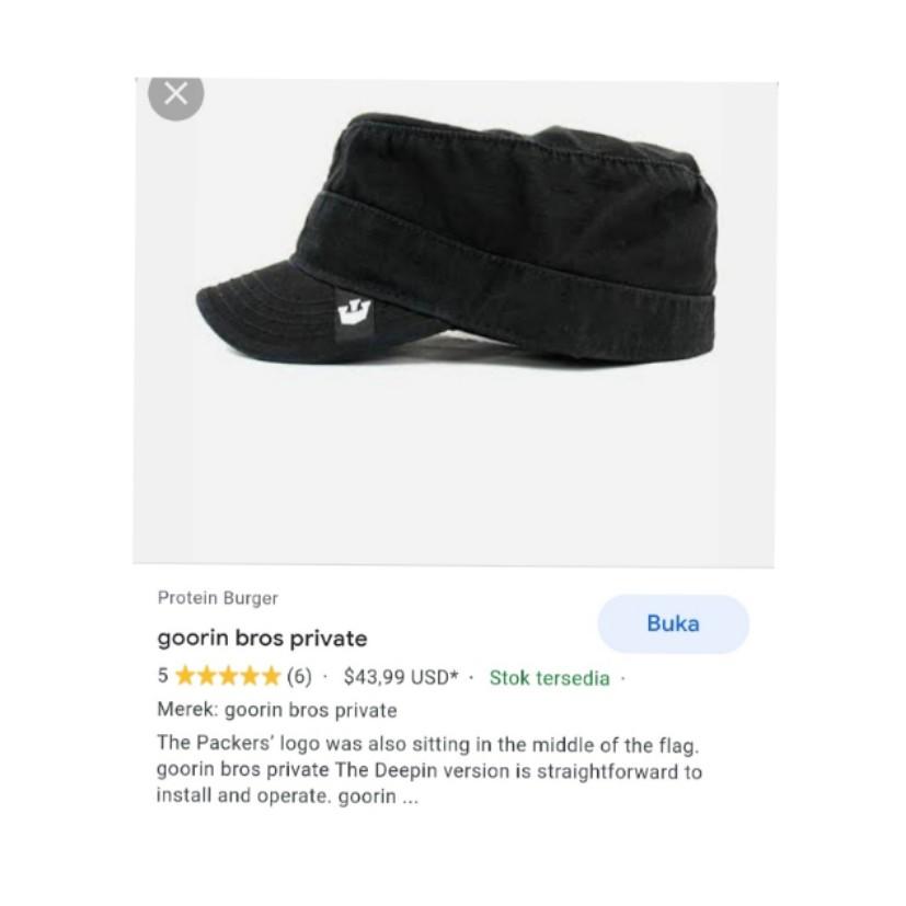 Topi Patrol Cadet Black GOORIN BROS 