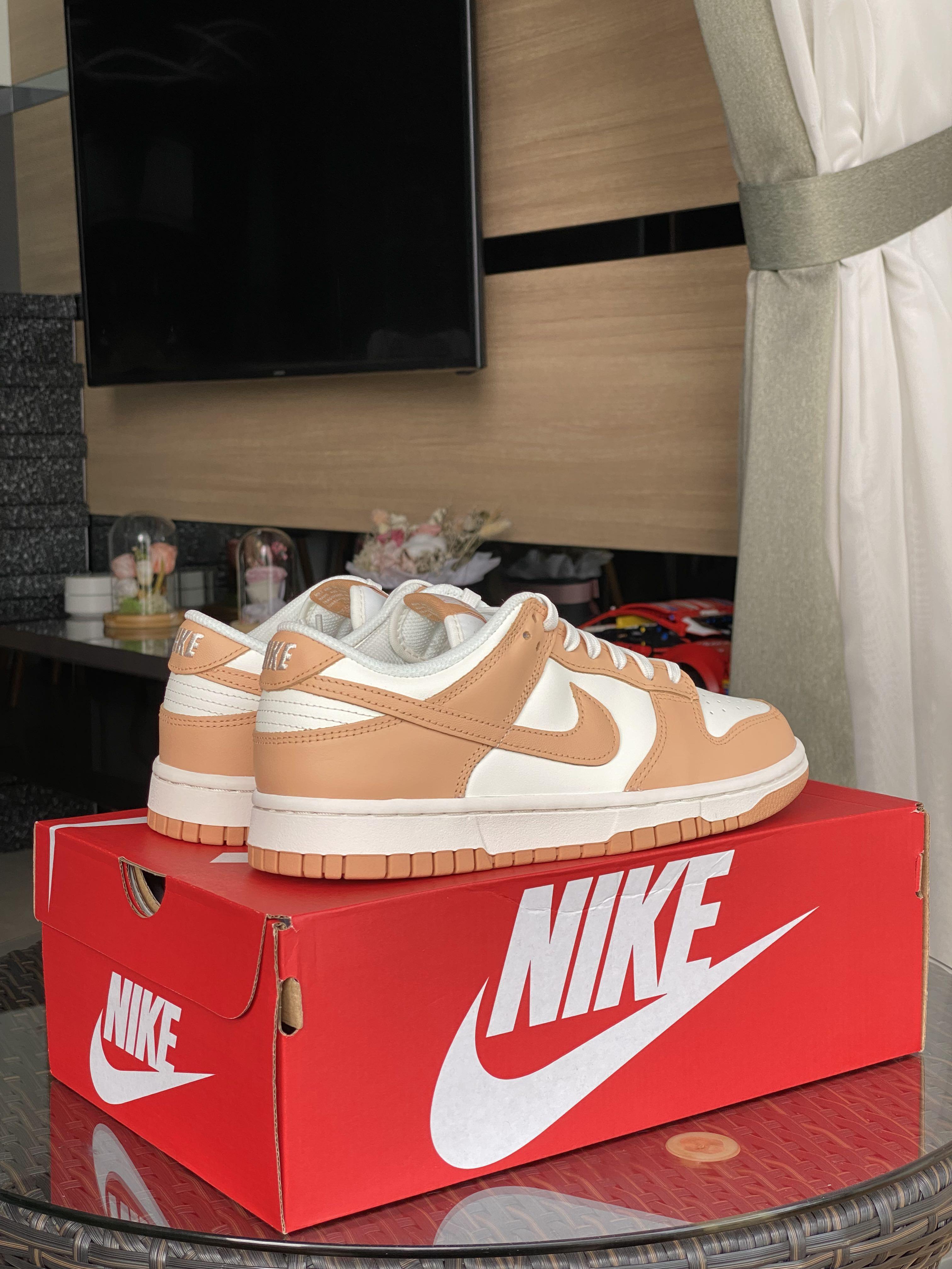 US8W] Nike Dunk Low Harvest Moon Sail, Men's Fashion, Footwear
