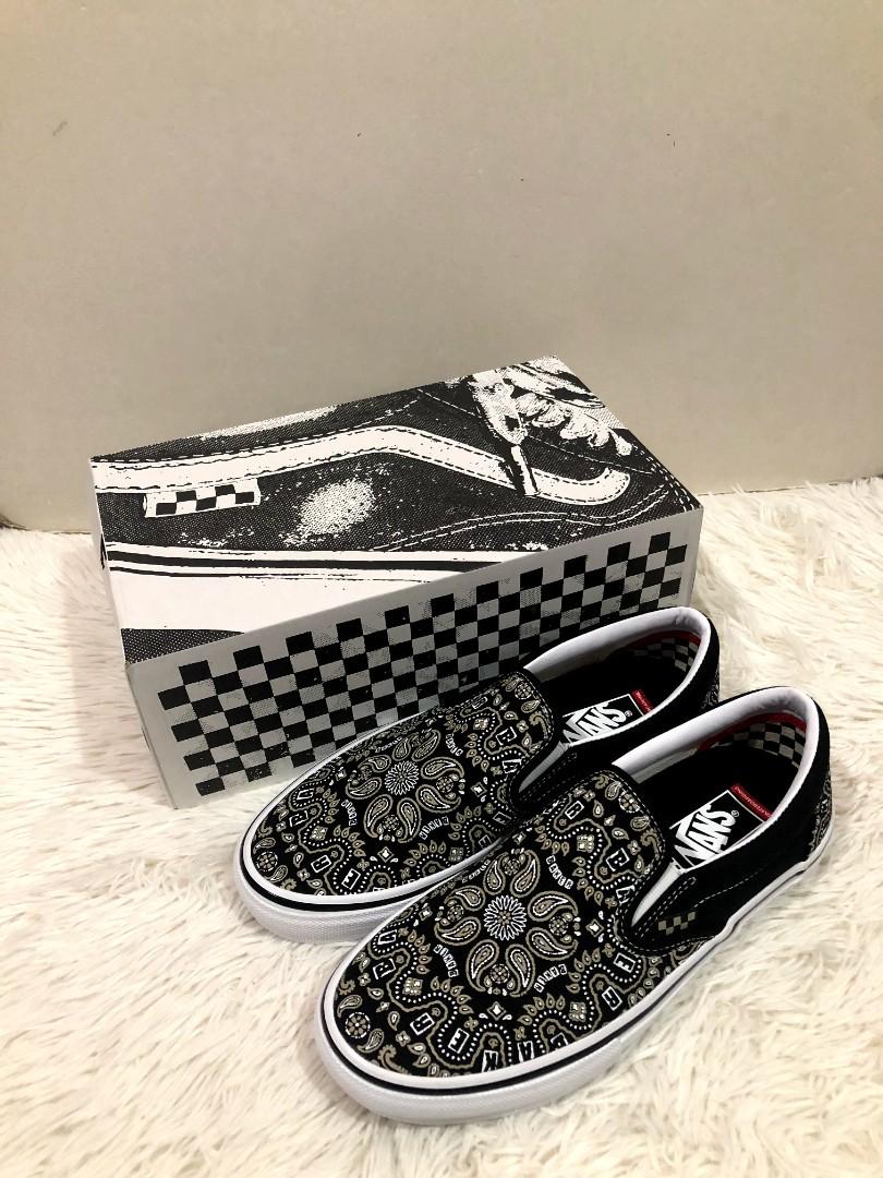 Vans baker hotsell slip on