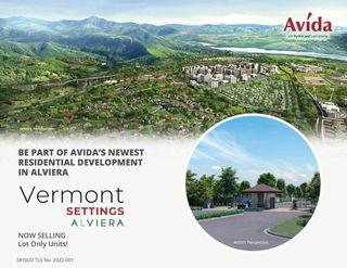 VERMONT SETTINGS in ALVIERA Lot for sale by Avida Land near Clark Airport