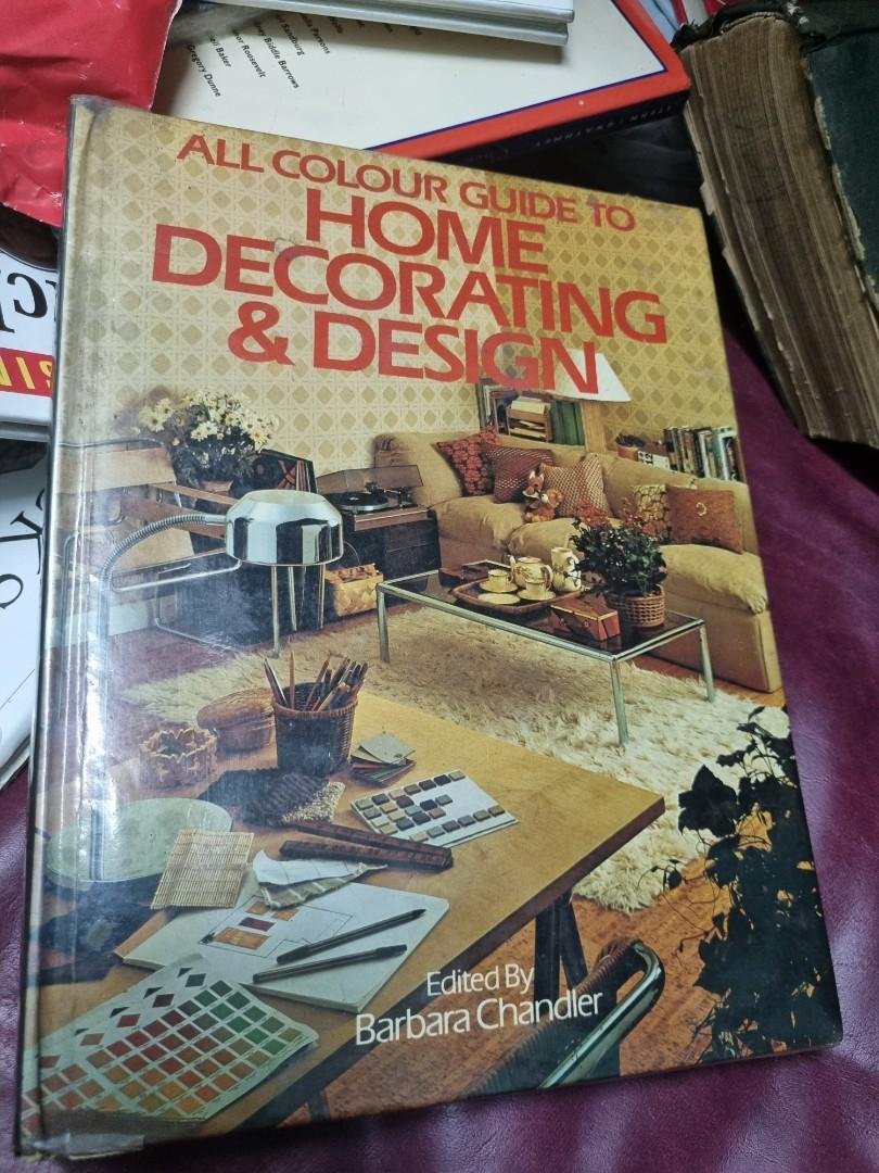 Vintage book Home decorating & design (Category: Storybooks) located in Malabon City. Submitted by samflores2k4t7 (Listing ID 1163033205, Image 1). Description: For sale Vintage book All colour guide to Home decorating & design Published in 1978 by Octopus Australia 154 pages hard cover.