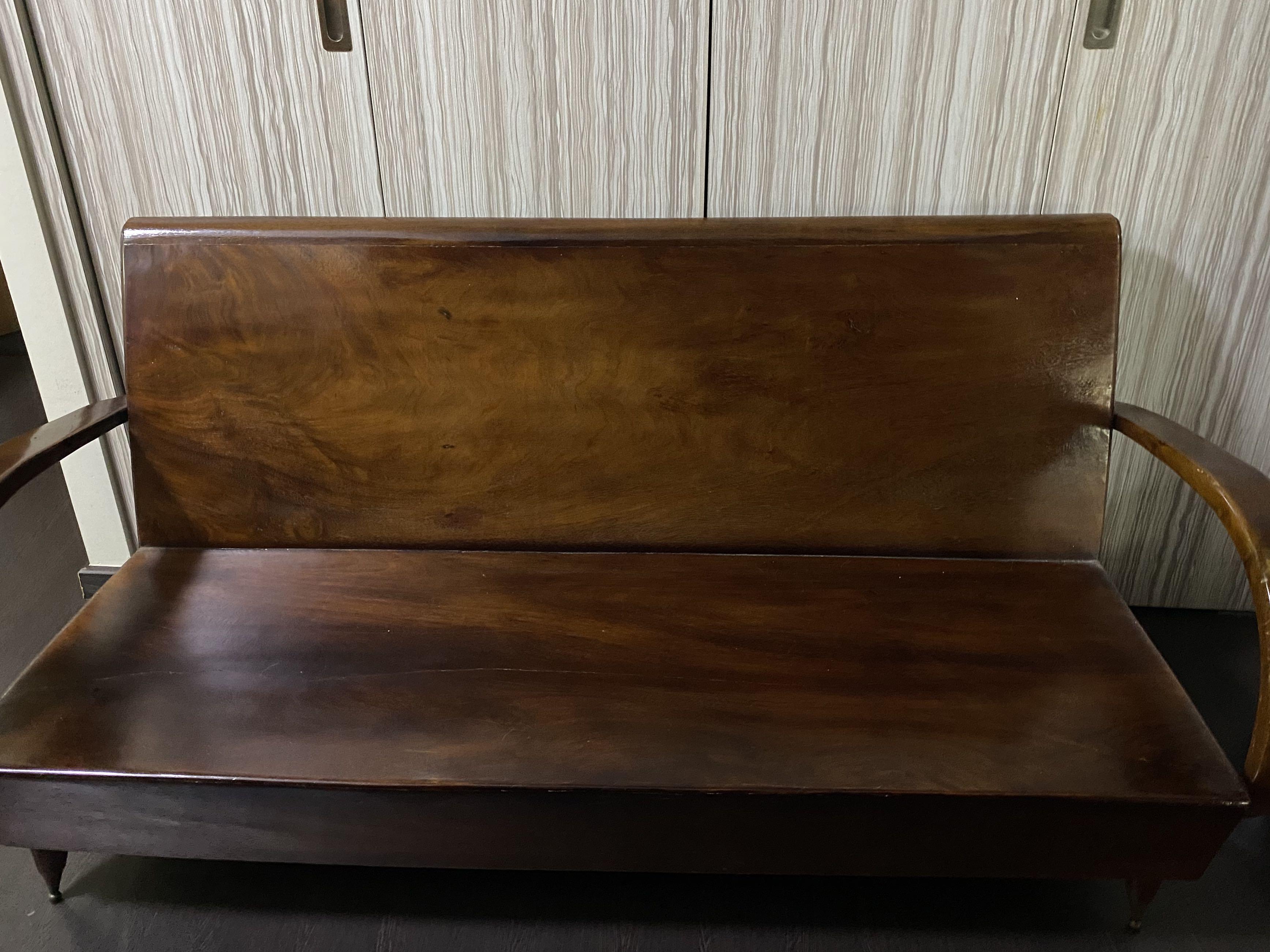 Vintage Vietnamese Wooden Sofa, Furniture & Home Living, Furniture