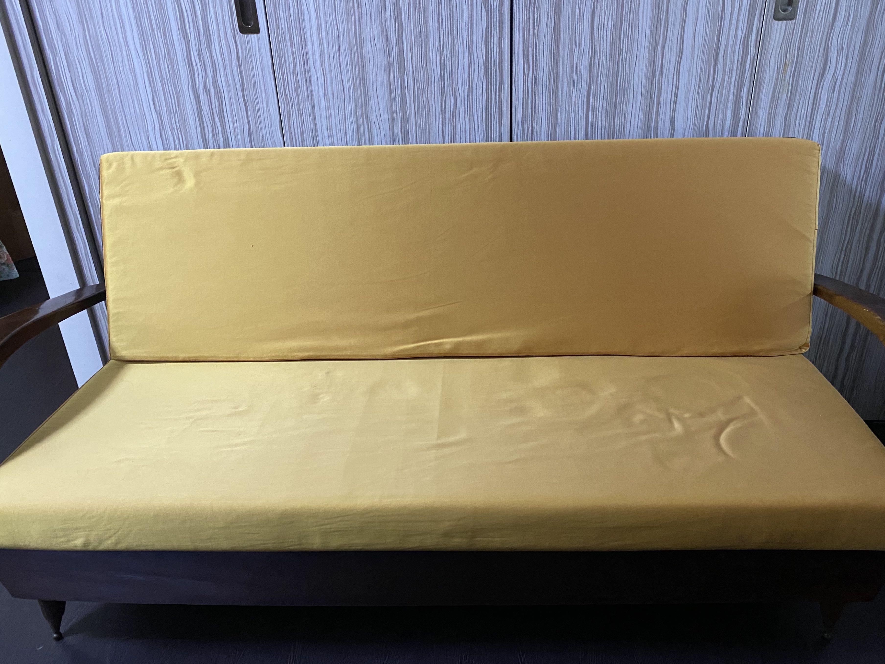 Vintage Vietnamese Wooden Sofa, Furniture & Home Living, Furniture