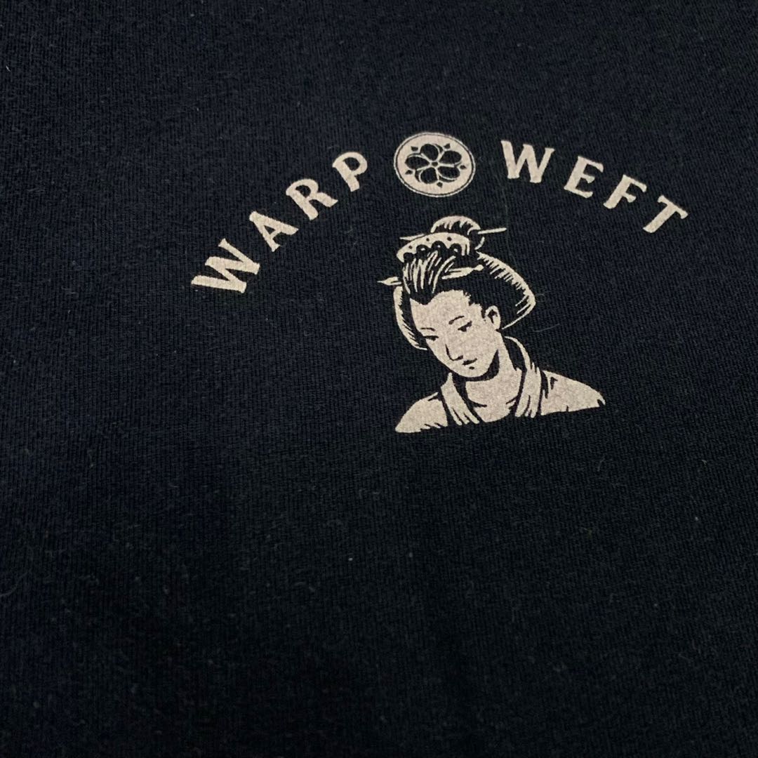 Warp weft Denim T Shirt, Fesyen Pria 