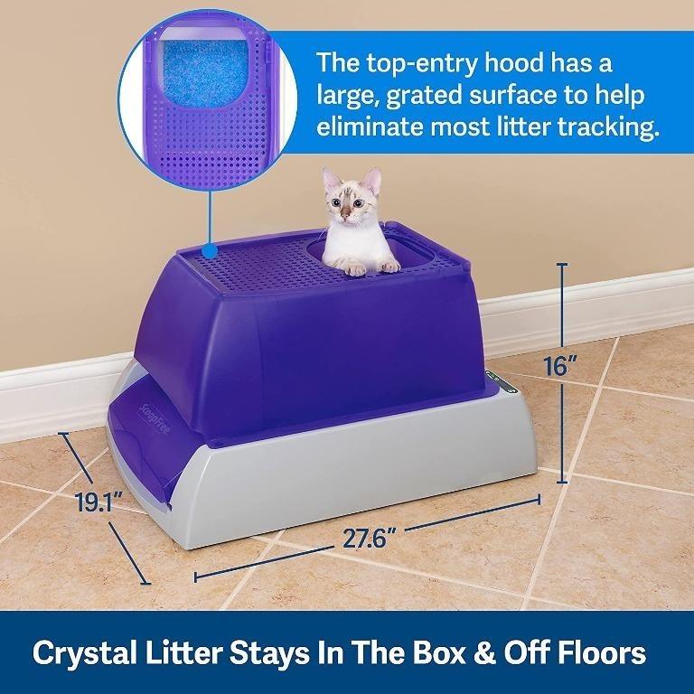 YBR PetSafe ScoopFree Top Entry Ultra Self Cleaning Cat Litter