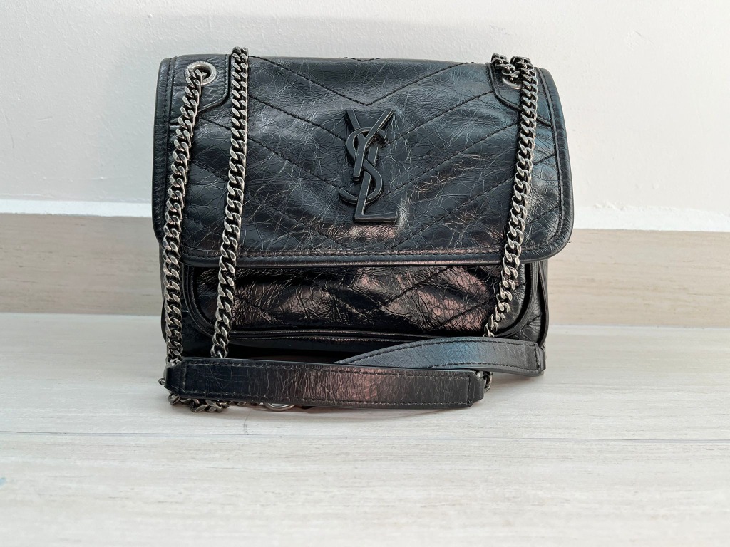 Baby niki bag in crinkled vintage leather on sale