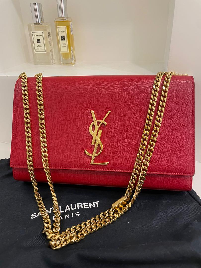 Yves Saint Laurent Kate Small Red Calfskin