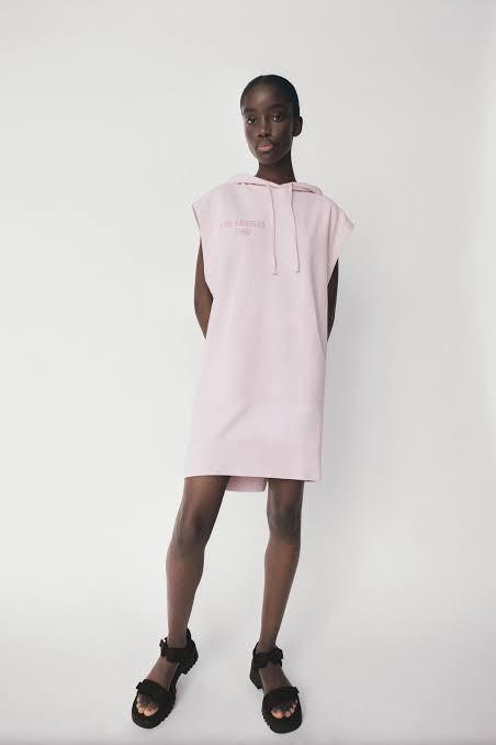 Zara hooded store dress