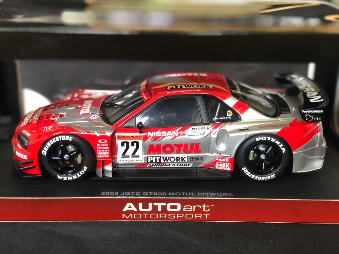 1/18 Autoart Nissan Skyline GT-R (R34) 2003 JGTC Motul #22 (80376 