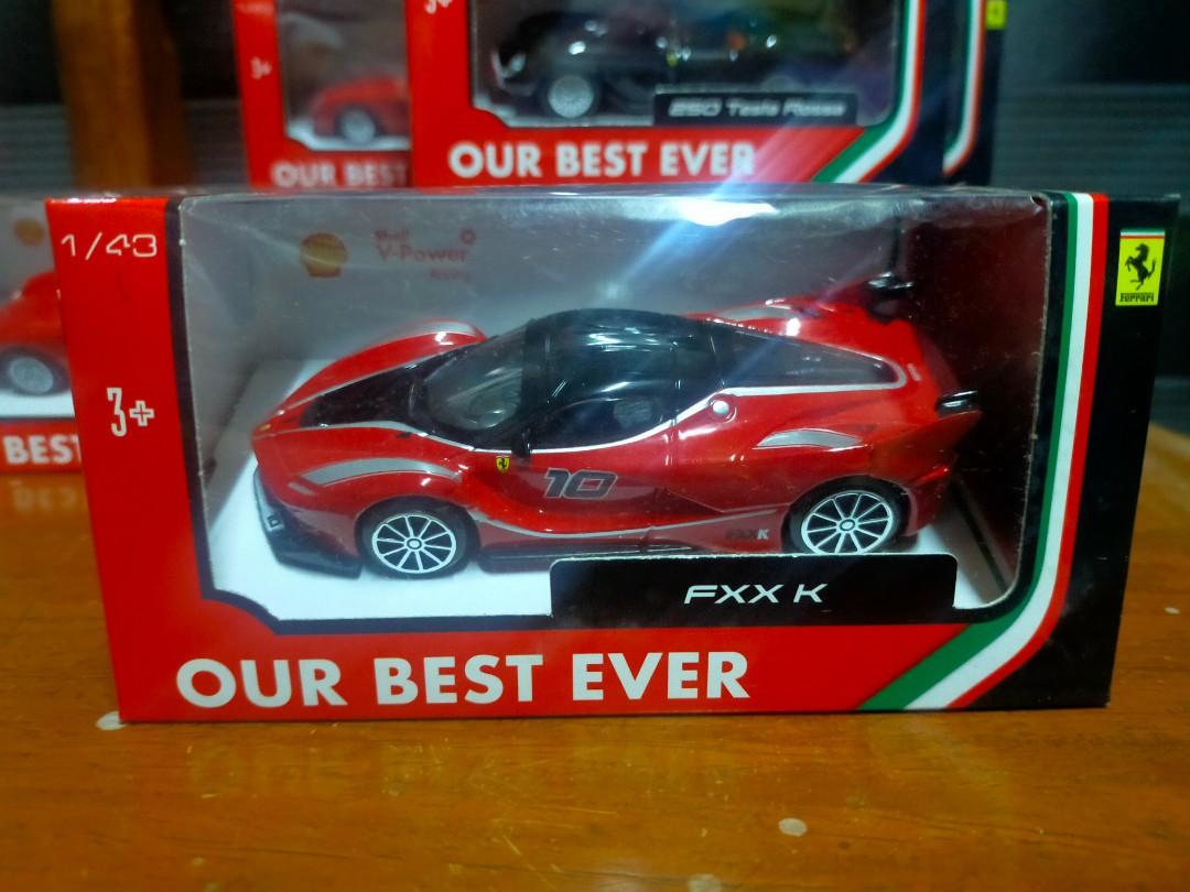 1/43 shell Ferrari burago cars (Category: Vehicle & Diecast Models) located in Manila. Submitted by noelgre (Listing ID 1163200899, Image 2). Description: 1/43 shell Ferrari burago - LaFerrari - php 475 - 1 available - 250 Tesla Rossa - php 300 - 2 available - FXX K - php 475 - 1 available - 250 GT9 - php 300 - 3 available - SF16-H - sold out 4 set sold SF c/o by buyer Lalamove gogo express LBC MODE OF PAYMENT: BPI Bank deposit Gcash Location: sa