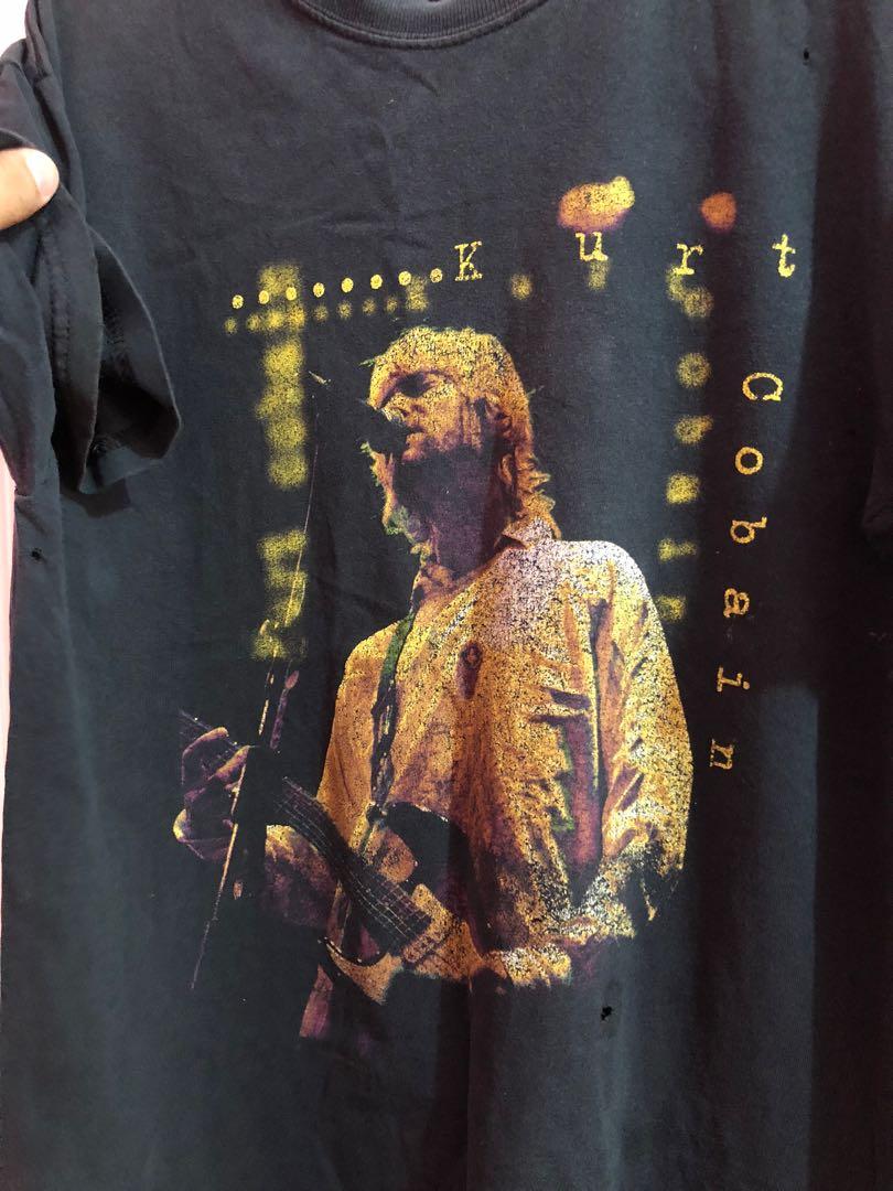 Vintage 2004 kurt cobain the end of music vintage shirt 20x27.5