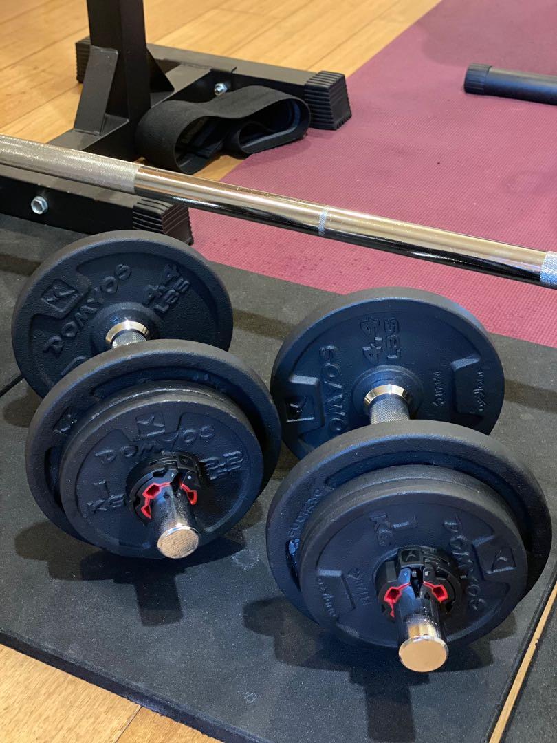 Domyos 20kg 2025 dumbbells