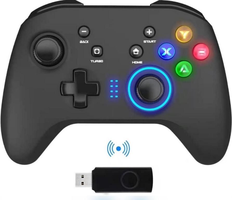 2 4g Wireless Gaming Controller With Dual Vibration For Windows 7 8 10 Xp Laptop Ps3 Switch Gc1 Video Gaming Gaming Accessories Controllers On Carousell