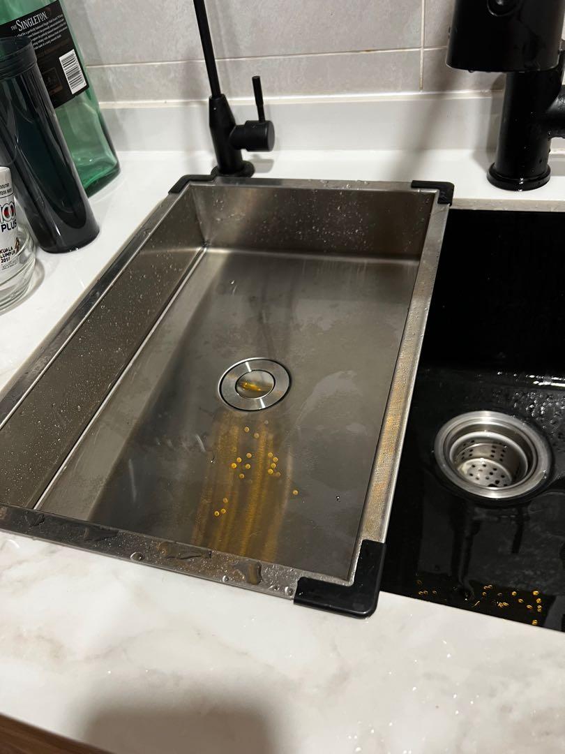 304 Stainless Steel Kitchen Sink Drain Basket, Furniture ...