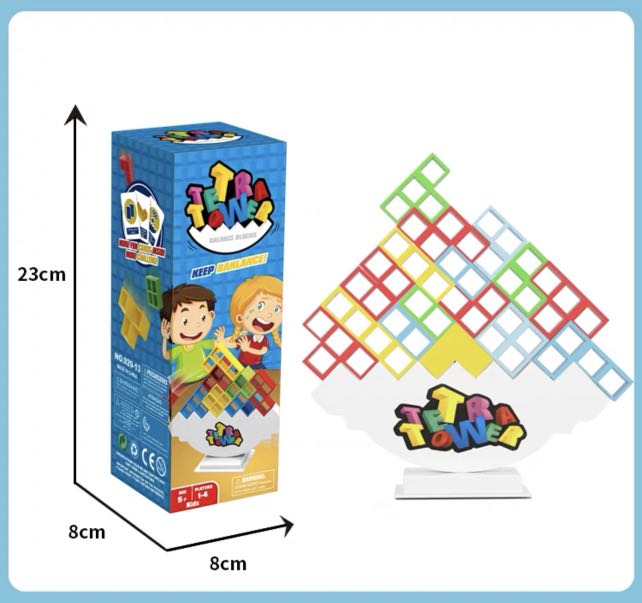 48 pcs balancing jenga blocks, Hobbies & Toys, Toys & Games on Carousell