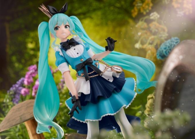 日本直送全新- 初音未來公主AMP figure ～ 愛麗絲版初音ミクPrincess