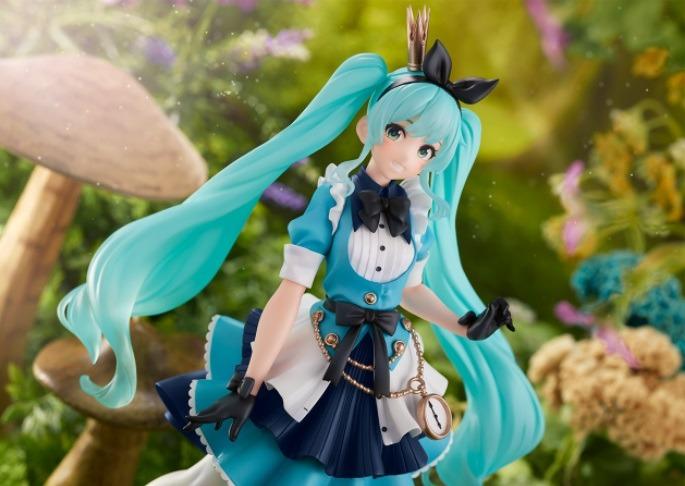 日本直送全新- 初音未來公主AMP figure ～ 愛麗絲版初音ミクPrincess