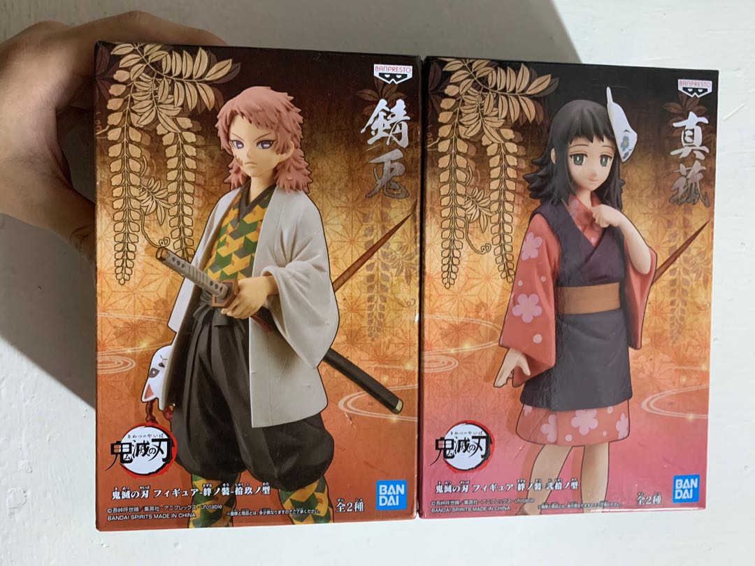 鬼滅之刃錆兔真菰dxf 絆之裝拾玖之型弐拾之型B色原色一對模型Figure 靖兔日版, 興趣及遊戲, 玩具 遊戲類-