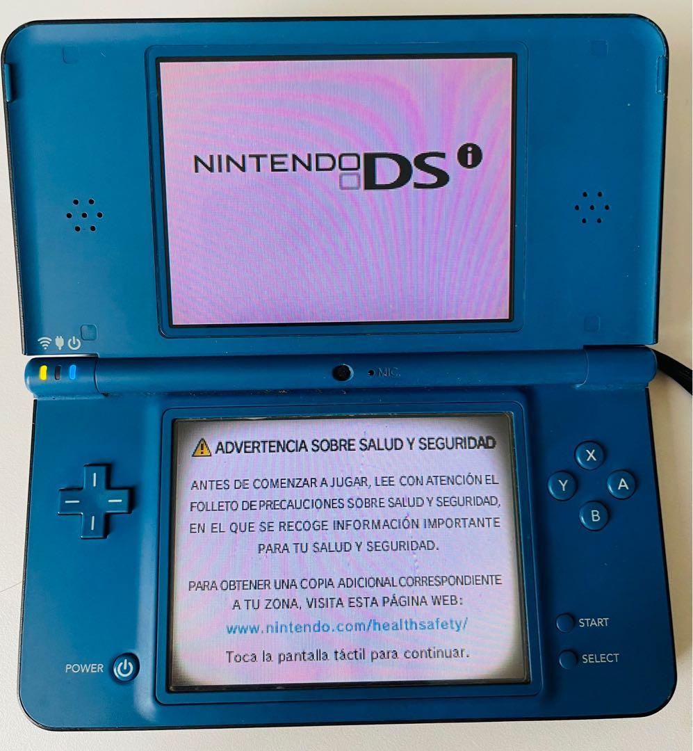 淸屋平讓二手任天堂NDS XL 藍色Portable Gaming Device Console (Mon 黃欠點筆), 電子遊戲, 電子遊戲機,  Nintendo 任天堂- Carousell