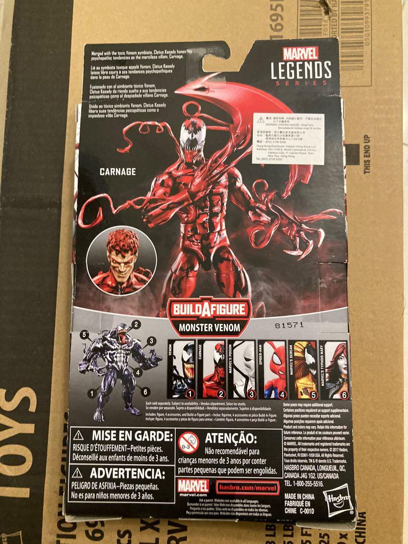 全新未開封Hasbro Marvel Legends 6 Inch Spider-Man 蜘蛛俠血蜘蛛