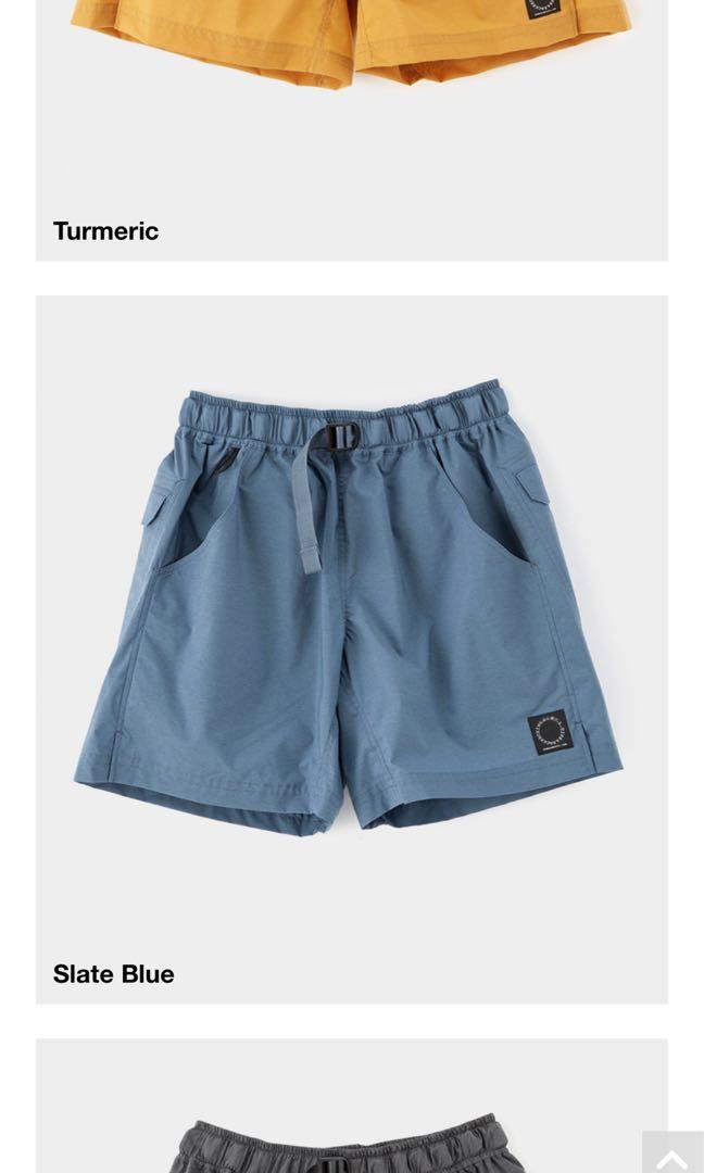 【人気日本製】山と道Light 5pocket shorts state blue L パンツ