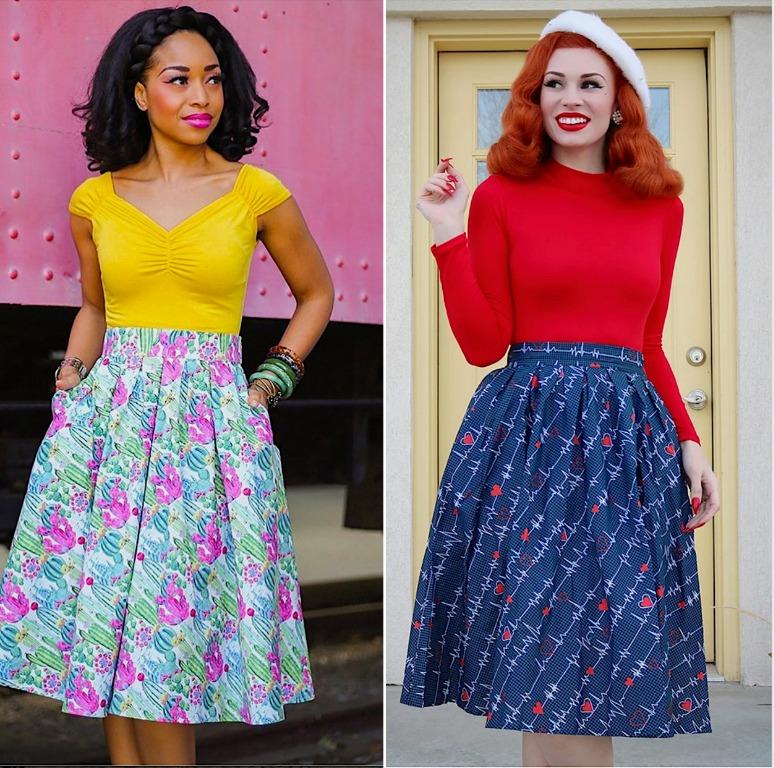 Heart swing skirt store