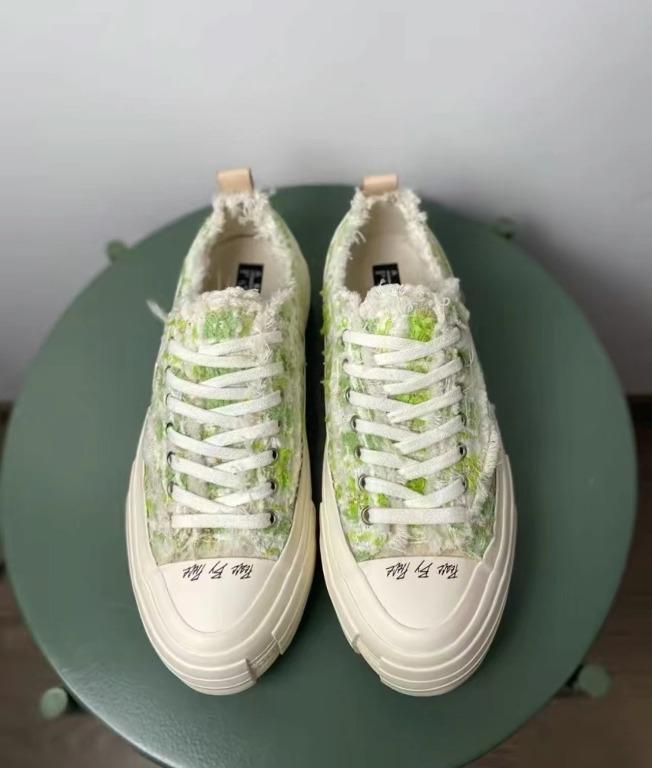 全新🆕 xVESSEL G.O.P Lows “Grass Tweed” 綠色S22X42G, 女裝, 鞋, 波