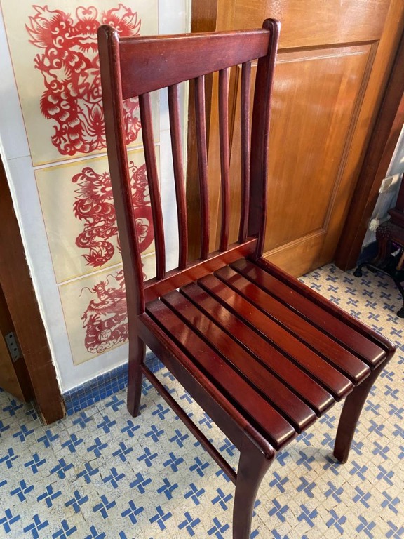 Antique Rosewood Dining Set (6 chairs), Furniture & Home Living