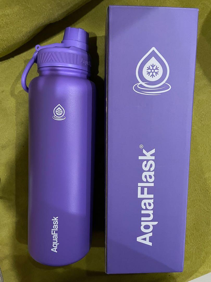 AquaFlask 40oz tumbler (Grape color), Furniture & Home Living