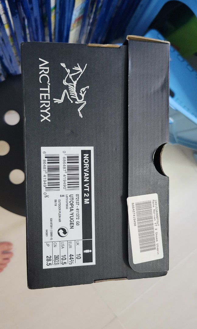 Arcteryx Norvan VT2 咬地行山跑山鞋US10.5, 運動產品, 其他運動配件