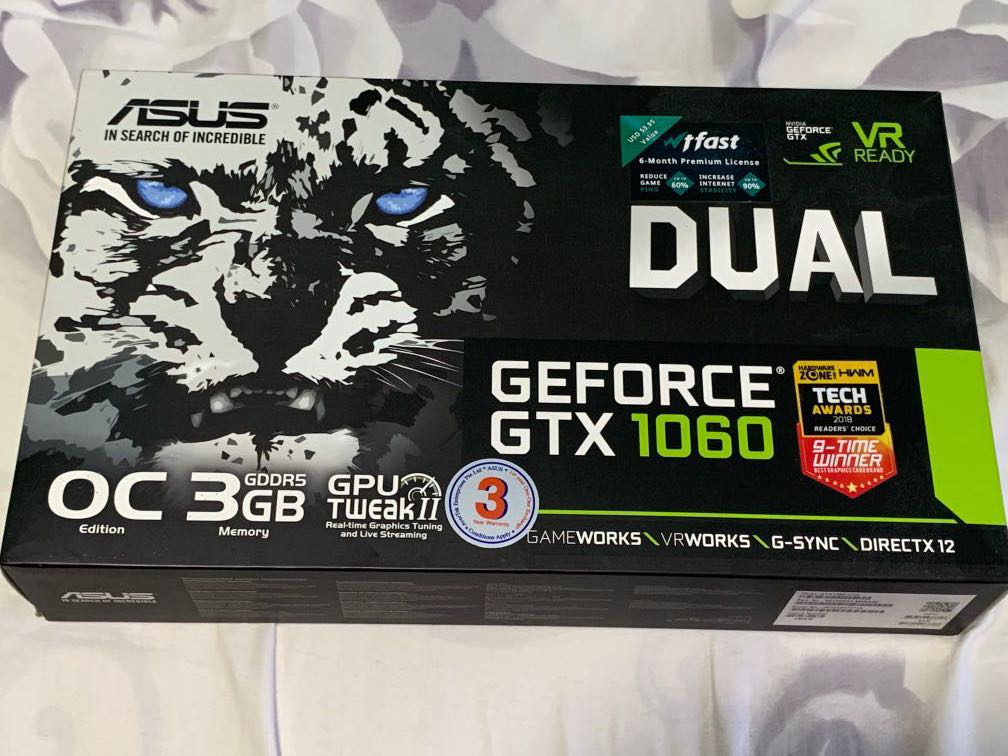 ASUS DUAL GTX 1060 3GB CAN NEGO), Computers & Tech, Parts & Computer Parts on