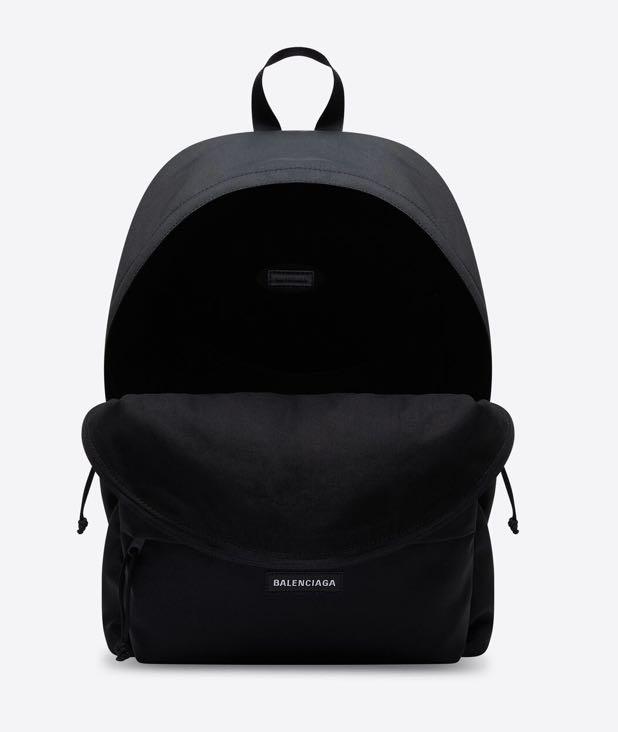 Balenciaga MEN'S CITIES PARIS EXPLORER BACKPACK IN BLACK