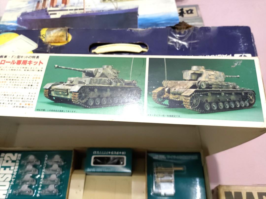 bandai 1/15 german tank 4 type f2, 興趣及遊戲, 玩具& 遊戲類- Carousell