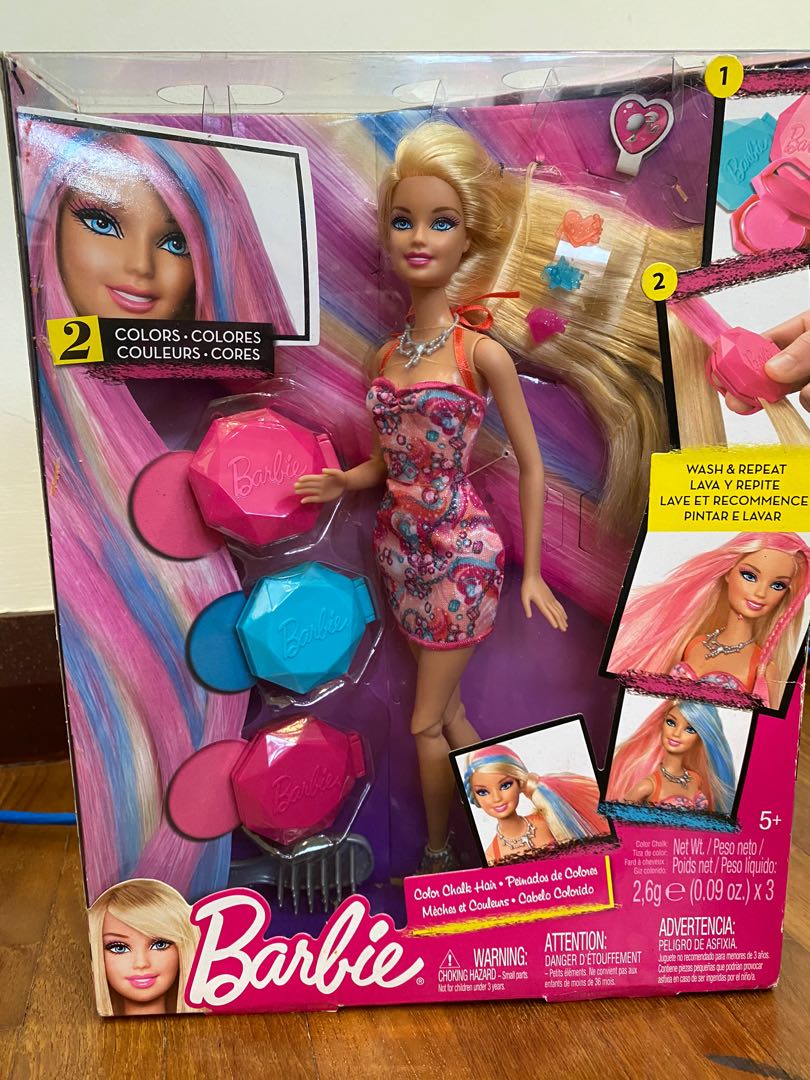 Barbie doll sale hair dye