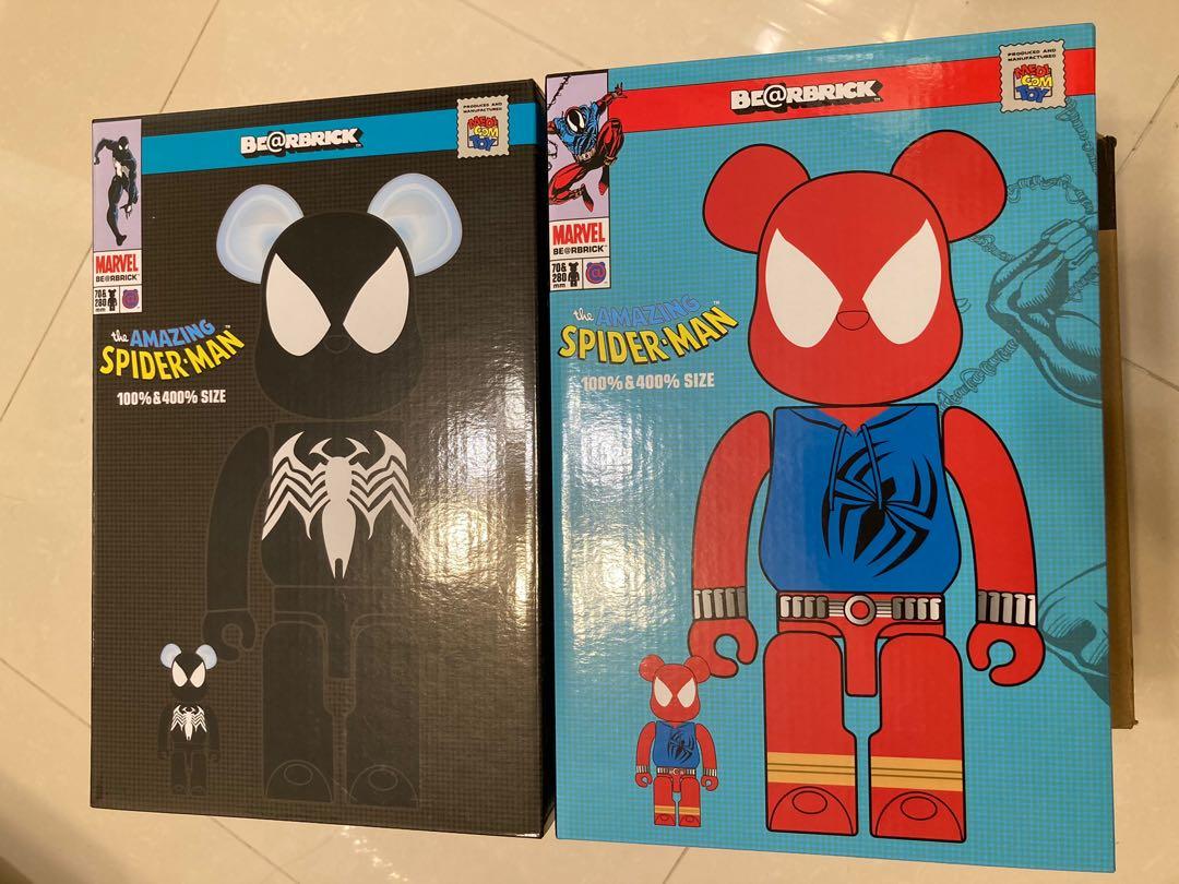 全新未開封Bearbrick Be@rbrick Medicom Toy Scarlet spiderman Spider