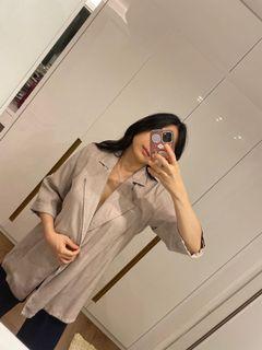 Blazer nude Cloth inc