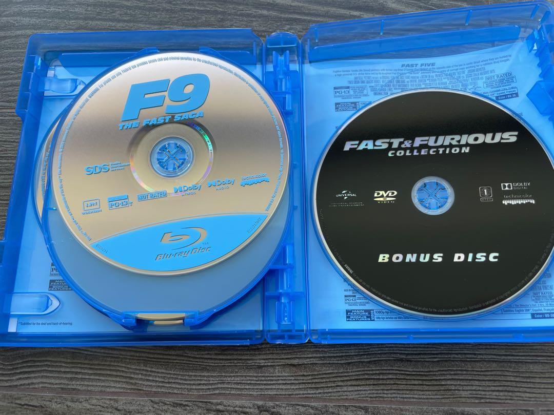 Blu-ray Fast & Furious 9 Movie Collection