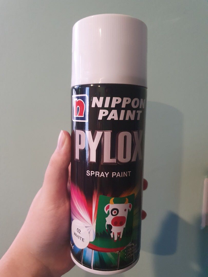 Nippon Spray Paint Pylox 02 White, Furniture & Home Living, Home