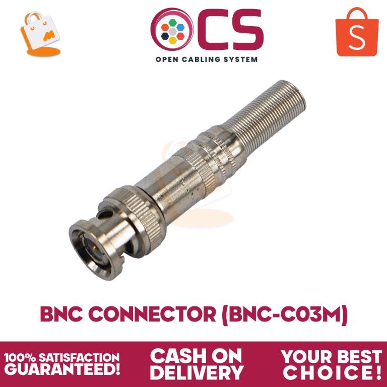 BNC CONNECTOR (BNCC03M)/Solderless Type American style with spring